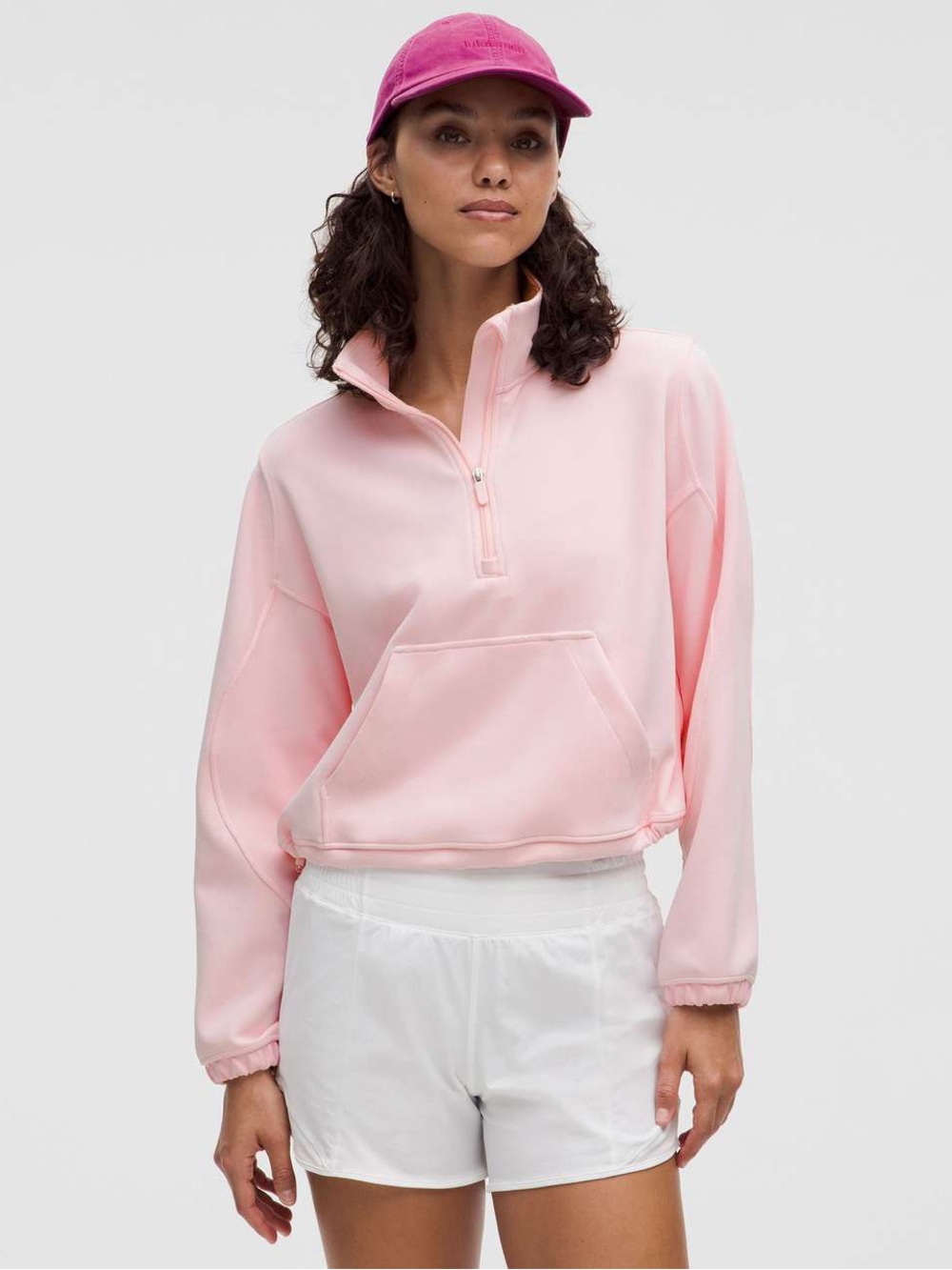 Strawberry Milkshake LuluLemon Quarter-Zip Pullover